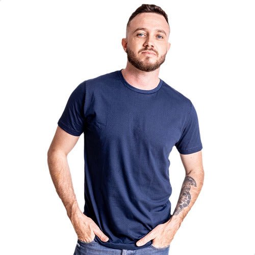 Kit 5 Camisetas Masculinas Slim Fit Básicas Algodão Premium - Loja Confia