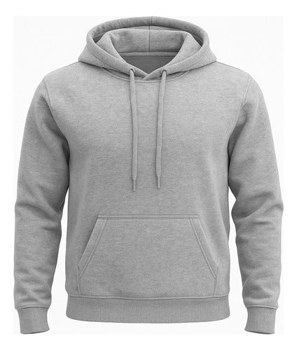 Moletom Blusa De Frio Capuz Liso Canguru Agasalho Flanelado - Loja Confia