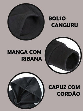 Blusa de Frio Moletom HoodStyle – Conforto e Estilo - Loja Confia