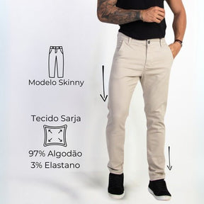 Calça Sarja Premium – Conforto, Estilo e Cor Duradoura em Perfeita Harmonia - Loja Confia
