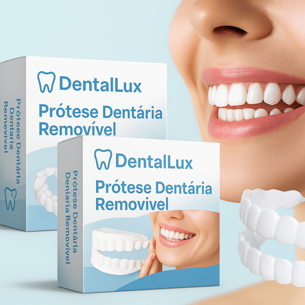 Facetas Dentárias DentalLux | Sorriso Perfeito Sem Dor Nem Dentista - Loja Confia