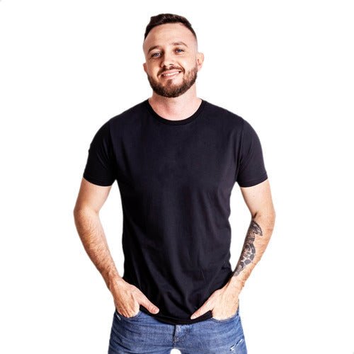 Kit 5 Camisetas Masculinas Slim Fit Básicas Algodão Premium - Loja Confia