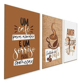 Kit de Quadros MDF ArtDecor – Elegância Moderna para Seu Lar - Loja Confia