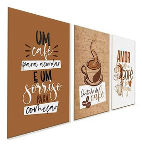 Kit de Quadros MDF ArtDecor – Elegância Moderna para Seu Lar - Loja Confia