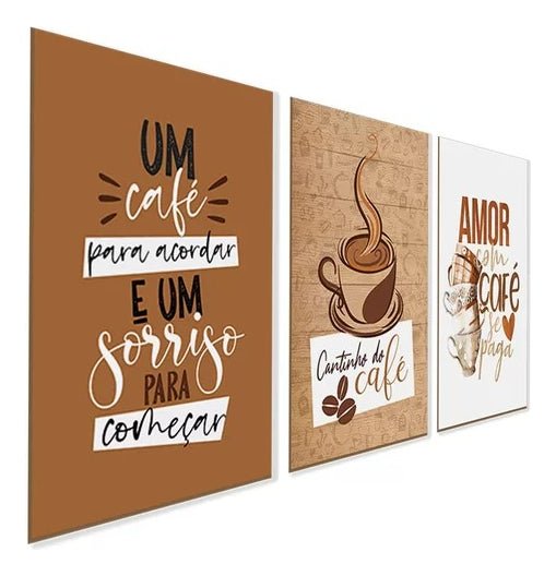 Kit de Quadros MDF ArtDecor – Elegância Moderna para Seu Lar - Loja Confia