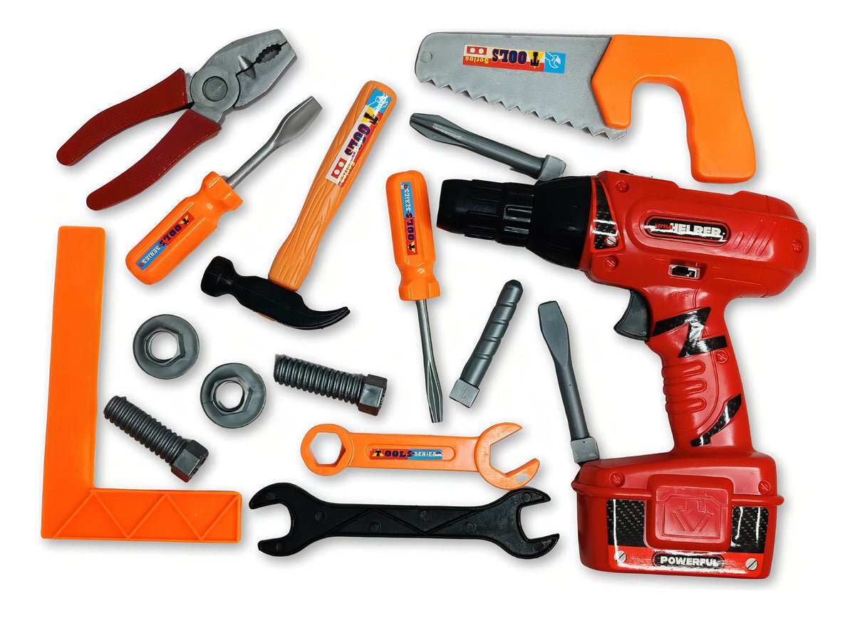 Kit Pequeno Construtor – Diversão Criativa com Ferramentas de Verdade - Loja Confia