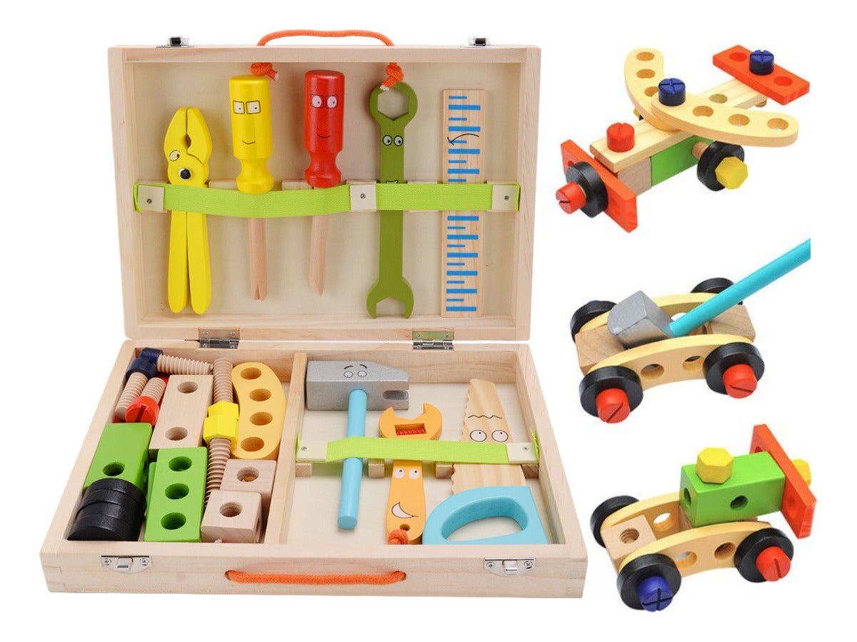 Kit Pequeno Construtor – Diversão Criativa com Ferramentas de Verdade - Loja Confia
