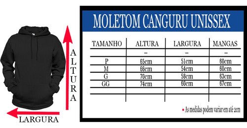 Moletom Blusa De Frio Capuz Liso Canguru Agasalho Flanelado - Loja Confia