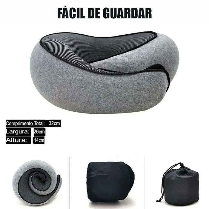 Travesseiro de Viagem SnugFly™ - Seu Companheiro de Viagem! - Loja Confia
